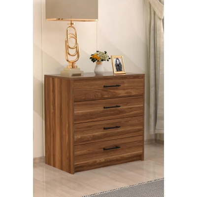 Fiona 4 Çekmeceli Şifonyer Ceviz