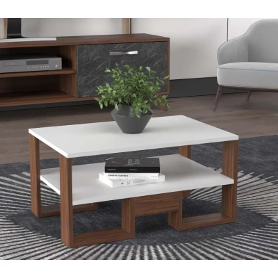 [EVDEMO-241] Evdemo Miray Orta Sehpa Beyaz Ceviz