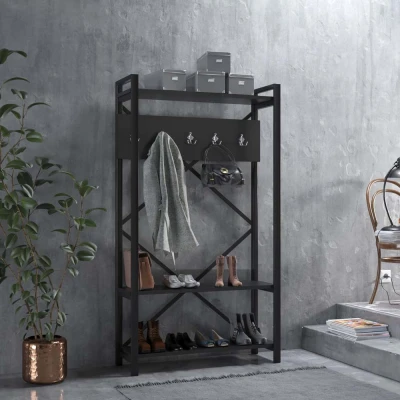 [EVDEMO-59] Evdemo Berceste Vestiyer Portmanto Siyah