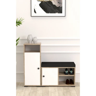 Duru 2 Parça Döşemeli Ayakkabılık