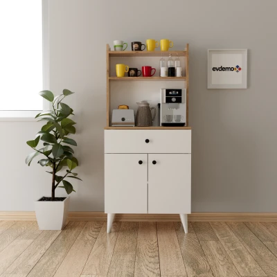 Biga Kahve Köşesi Çok Amaçlı Dolap Atlantik Çam