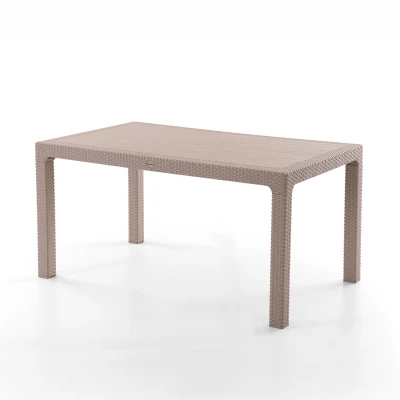 [EVDEMO-2143] Rattan 90x150 cm Masa Cappuccino