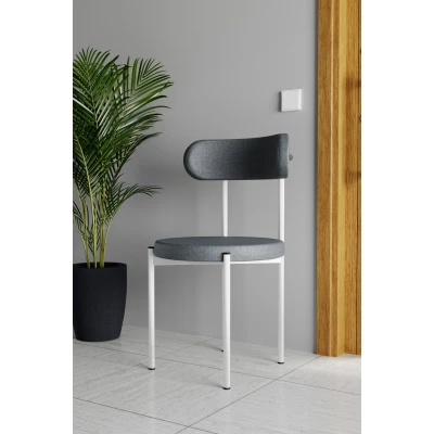 [EVDEMO-1750] Trend Tekli Mutfak Masası Sandalyesi Gri-Beyaz