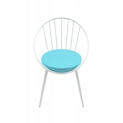 Evdemo Eylül Metal Tel Sandalye Turkuaz