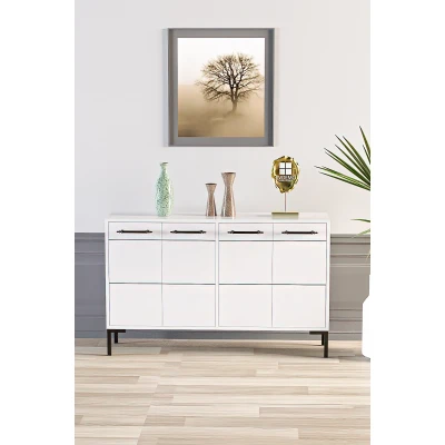 Buhara Modern Konsol Beyaz