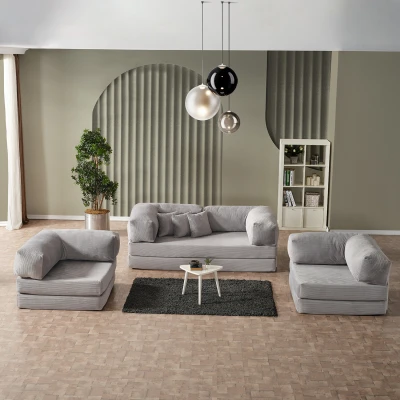 Legom Avanos Aktivite Koltuğu Yatak Olabilen Çok Amaçlı Kanepe Koltuk Takımı Gri