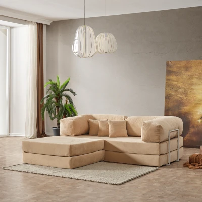 Legom Alis Aktivite Koltuğu Yatak Olabilen Çok Amaçlı Kanepe Bej