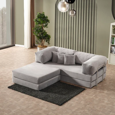 Legom Alis Aktivite Koltuğu Yatak Olabilen Çok Amaçlı Kanepe Gri