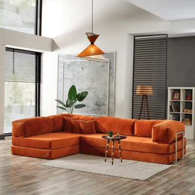 Legom Petek Aktivite Koltuğu Yatak Olabilen Çok Amaçlı Kanepe L Koltuk Kiremit