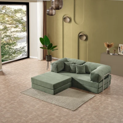 [EVDEMO-1995] Legom Alis Aktivite Koltuğu Yatak Olabilen Çok Amaçlı Kanepe Yeşil