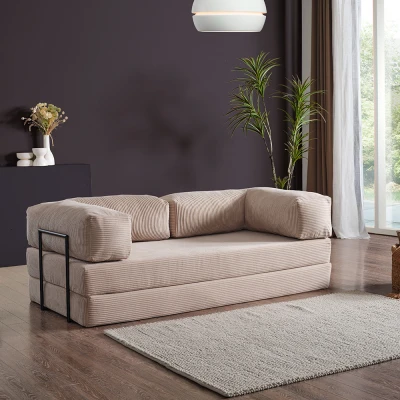 [EVDEMO-1895] Lounge Aktivite Koltuğu Çok Amaçlı Koltuk Yatak Krem