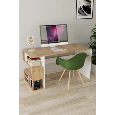 Leo Kitaplıklı Çalışma Masası Atlantik Çam