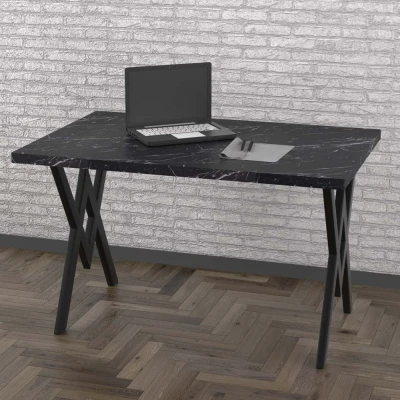 [EVDEMO-195] Evdemo Koza Çalışma Masası Mermer Siyah