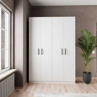 Gabi 4 Kapaklı Gardırop  Beyaz