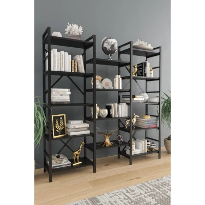 [EVDEMO-1463] Oertha Kitaplık - Siyah