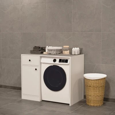 [EVDEMO-1935] Sena Çamaşır Makinesi Dolabı Beyaz